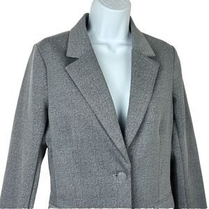 Mary Crafts Classic Gray Plaid Jacket Blazer Size 2 NWT